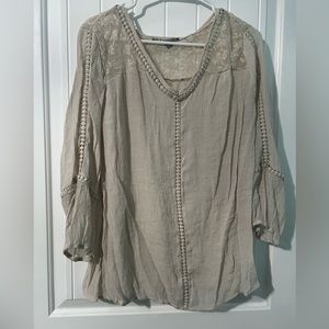 V-Neck Boho Blouse